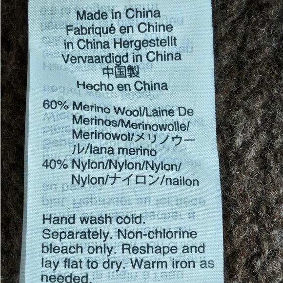 MADEWELL WOMEN'S MERINO WOOL BLEND CARDIGAN SWEATER – SIZE SMALL – OVERSIZED FIT - Picture 8 of 11